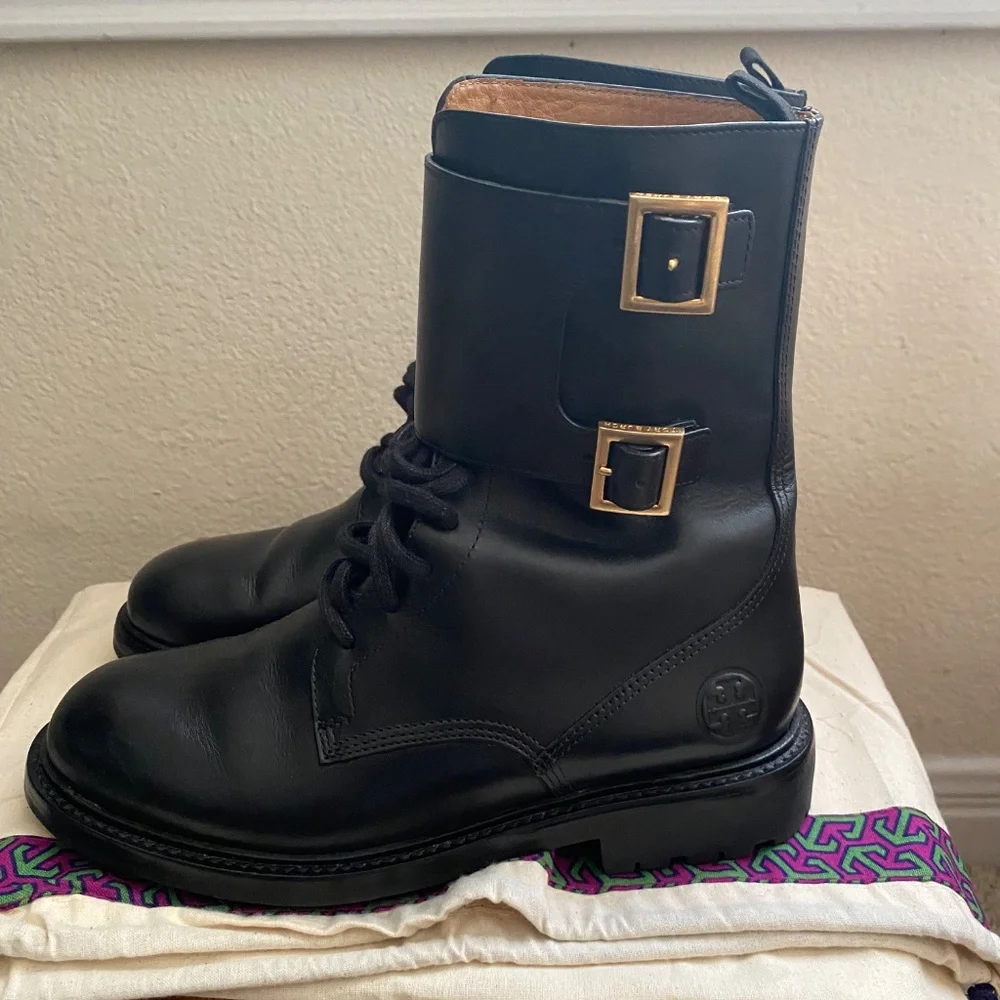 Tory Burch Combat Boots